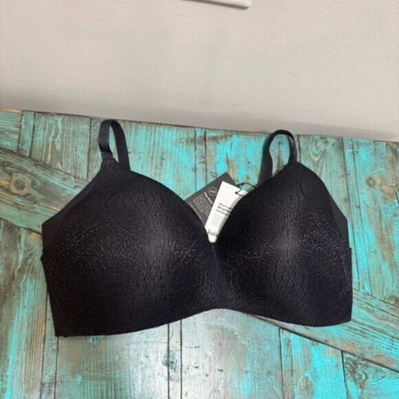 Knix Lace Wingwomen Contour Bra Black Size 8 Fits 40D, 42D, 40DD, 42DD, 40E NWT - Picture 2 of 5